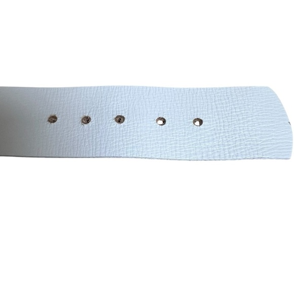 COP COPINE 100% Genuine Leather Studded Statement Belt Logo Women’s Sz Medium main image 8